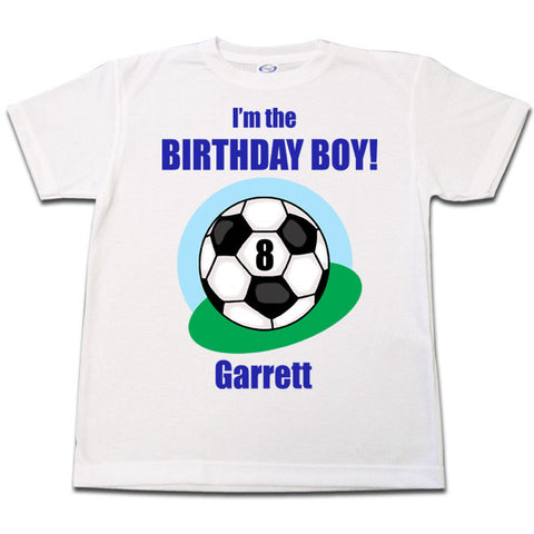 Soccer Ball Birthday T Shirt
