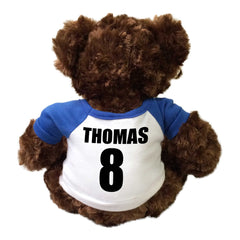 Personalized Basketball Sports Teddy Bear - Back