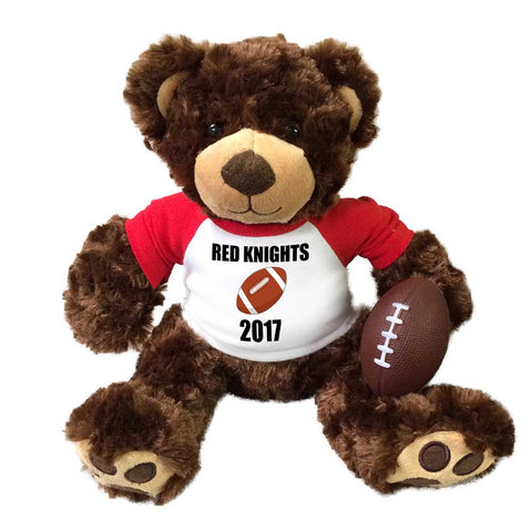 Football Teddy Bear - Personalized Gift