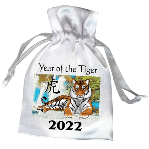 Chinese Zodiac Year of the Tiger 2022 Chinese New Year Party Favor Bag