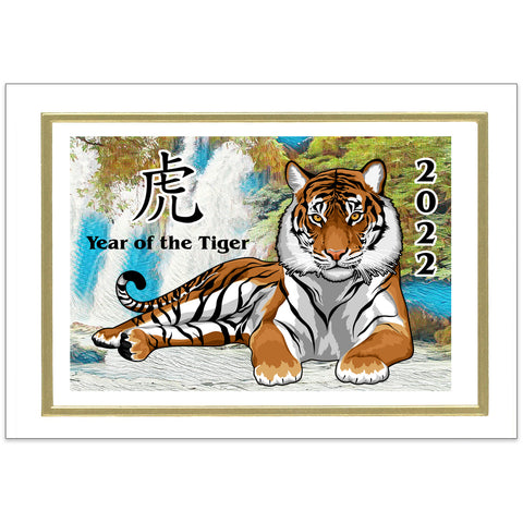 Chinese Zodiac Tiger 2022 Year Of The Tiger Scarf for Sale by taogiauco